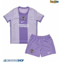 Maglie da calcio Brighton Seconda Maglia Bambino 2025-26 Manica Corta (+ Pantaloni corti)